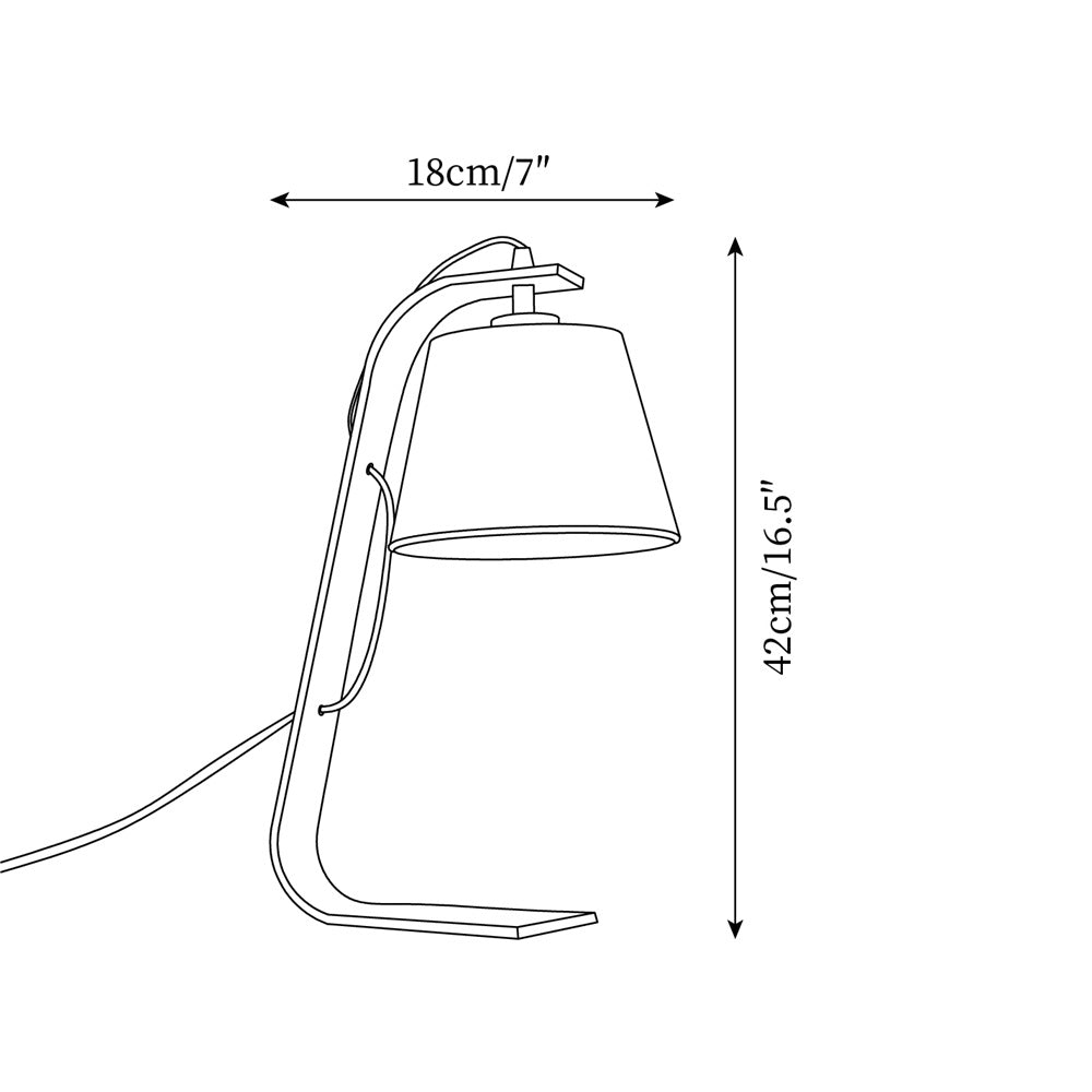 Walden Wood Table Lamp — product view 5
