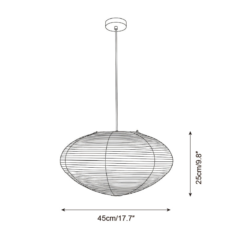 Washi Paper Pendant Light — product view 5
