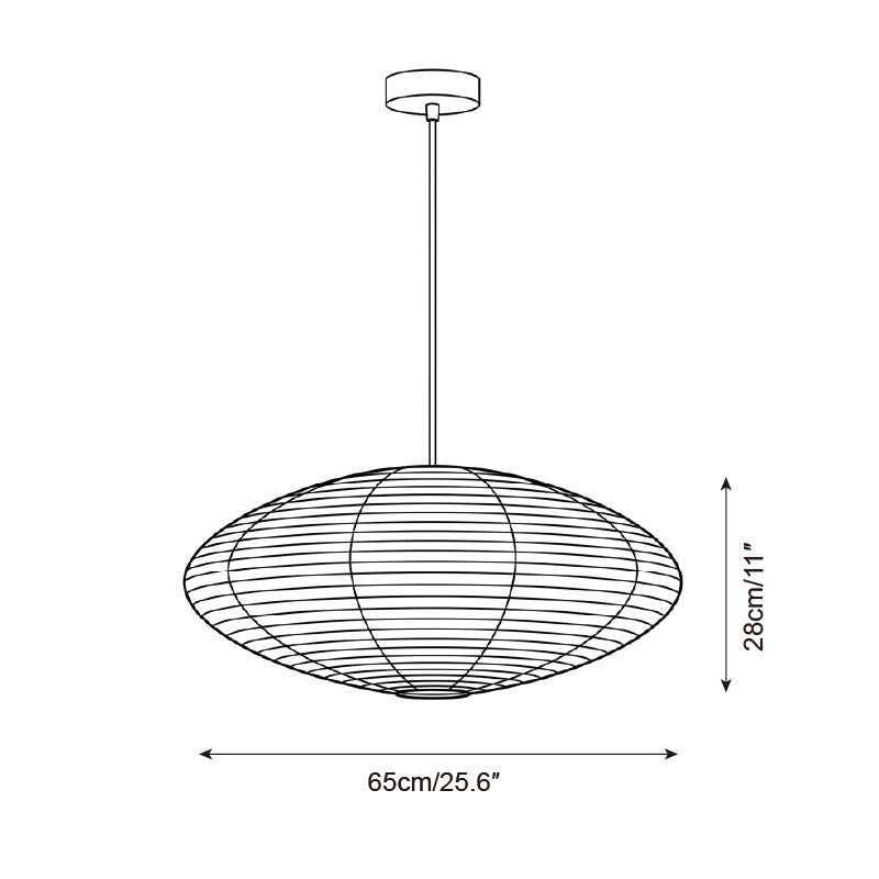 Washi Paper Pendant Light — product view 6