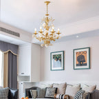 White Rose Crystal Chandelier — product view 3