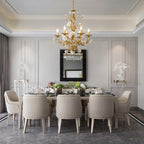 White Rose Crystal Chandelier — product view 6