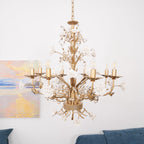 White Rose Crystal Chandelier — product view 14