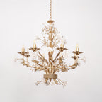 White Rose Crystal Chandelier — product view 10