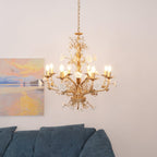 White Rose Crystal Chandelier — product view 11