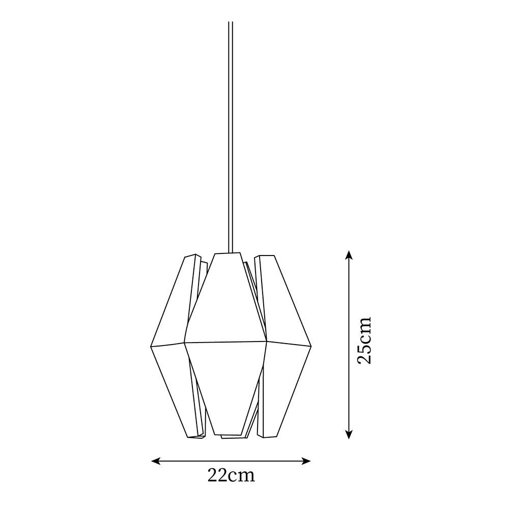 Wood Astris Pendant Lamp — product view 5