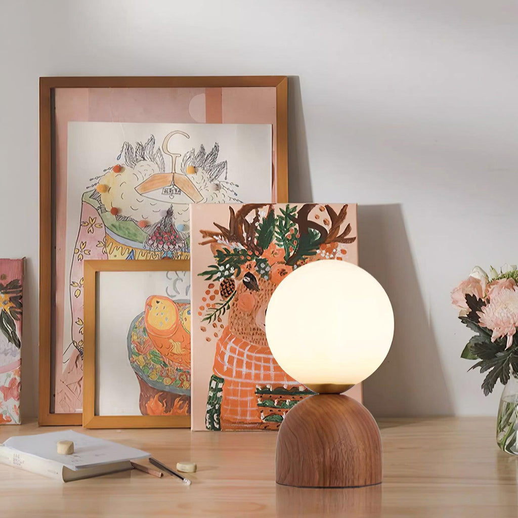 Wood Knuckle Table Lamp — product view 14