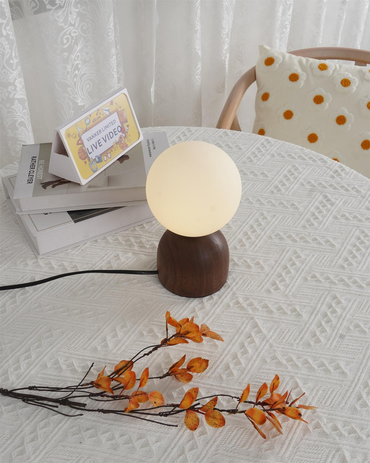 Wood Knuckle Table Lamp — product view 8