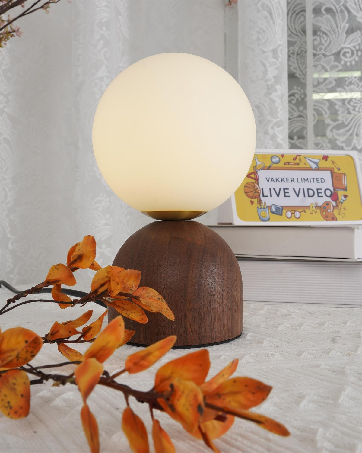 Wood Knuckle Table Lamp — product view 6