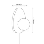 Yoji Plug In Glass Wall Lamp — product view 5