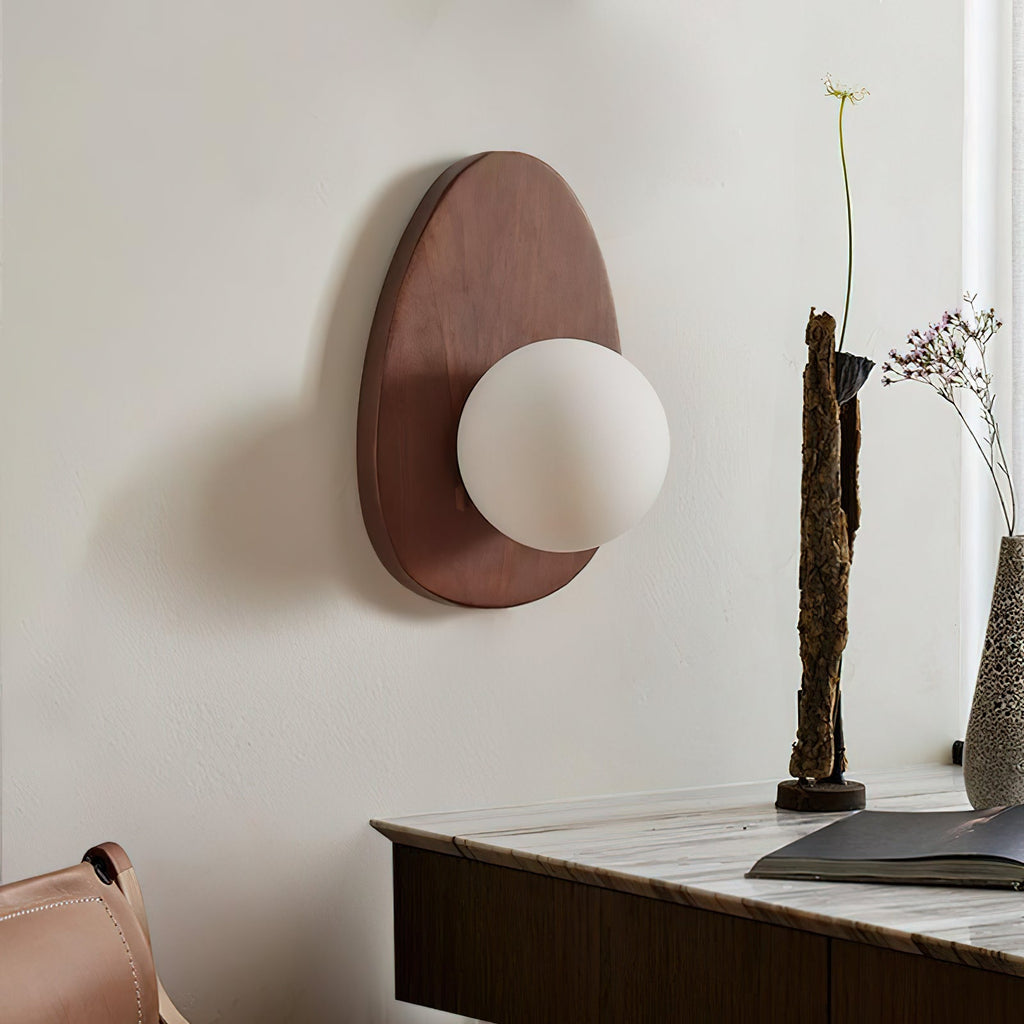 Yoji Plug In Glass Wall Lamp — product view 3