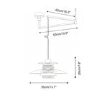 Zyric Swing Arm Metal Pendant Lamp — product view 5
