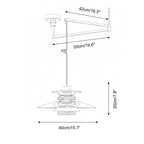 Zyric Swing Arm Metal Pendant Lamp — product view 6