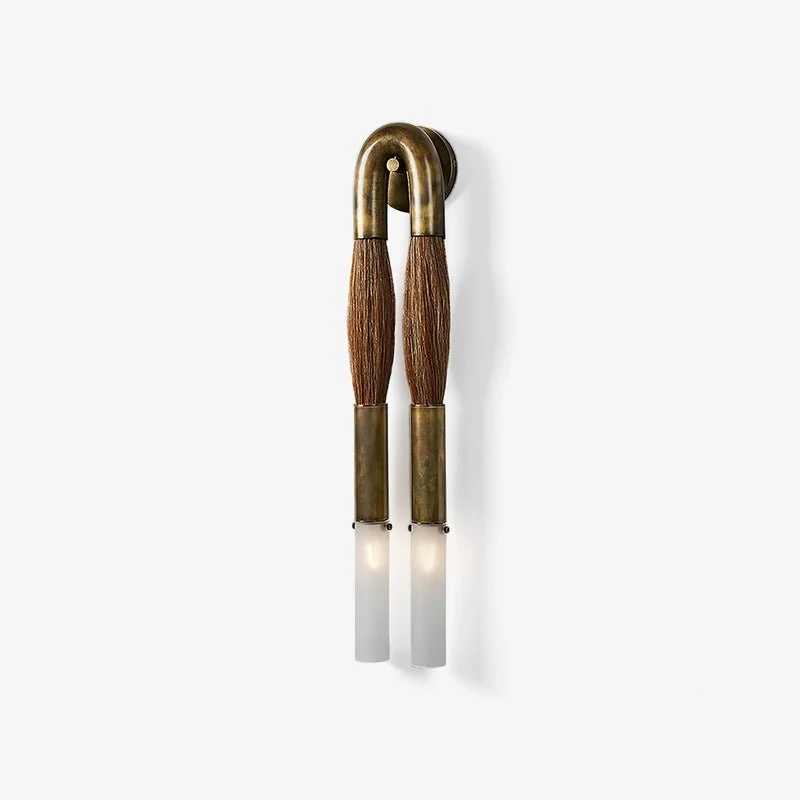 Genuine Horsehair Wall Sconce