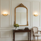Nerelle Scalloped Glass Wall Sconce
