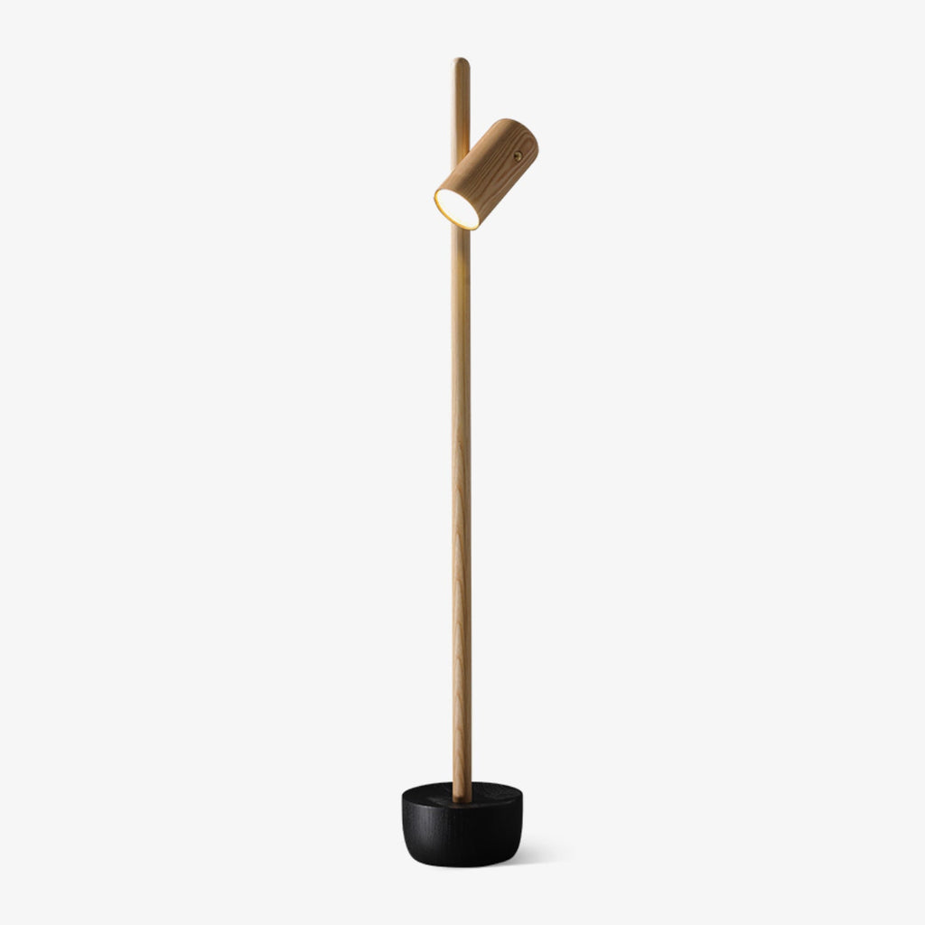 Adjustable Spotlight Wood LED Floor Lamp - product view 1