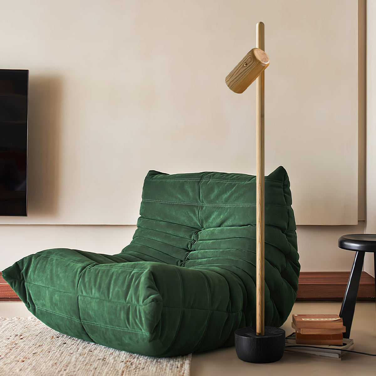 Adjustable Spotlight Wood LED Floor Lamp - product view 7