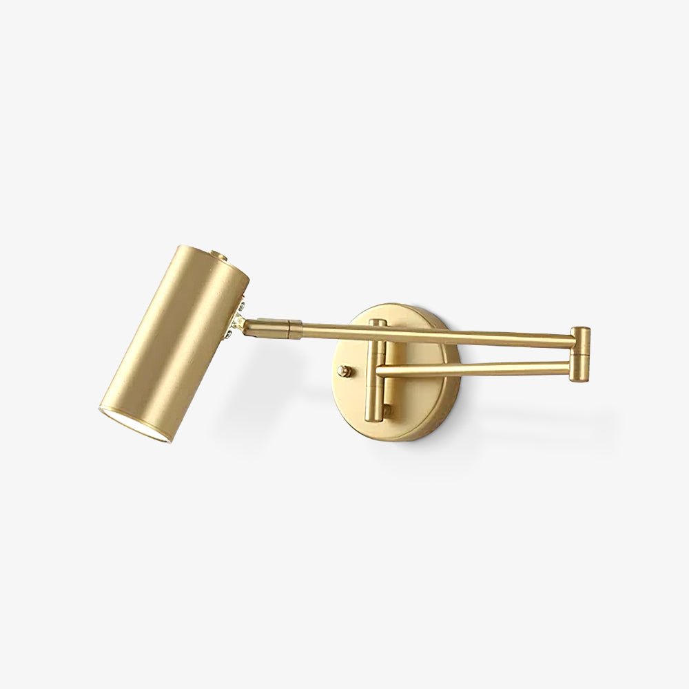 Adjustable Swing Arm LED Wall Sconce – wall sconce view 1