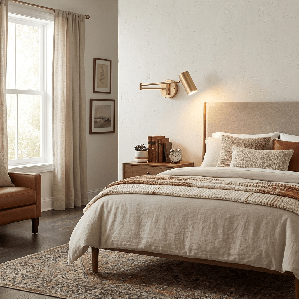 Adjustable Swing Arm LED Wall Sconce – wall sconce view 5