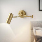 Adjustable Swing Arm LED Wall Sconce – wall sconce view 6