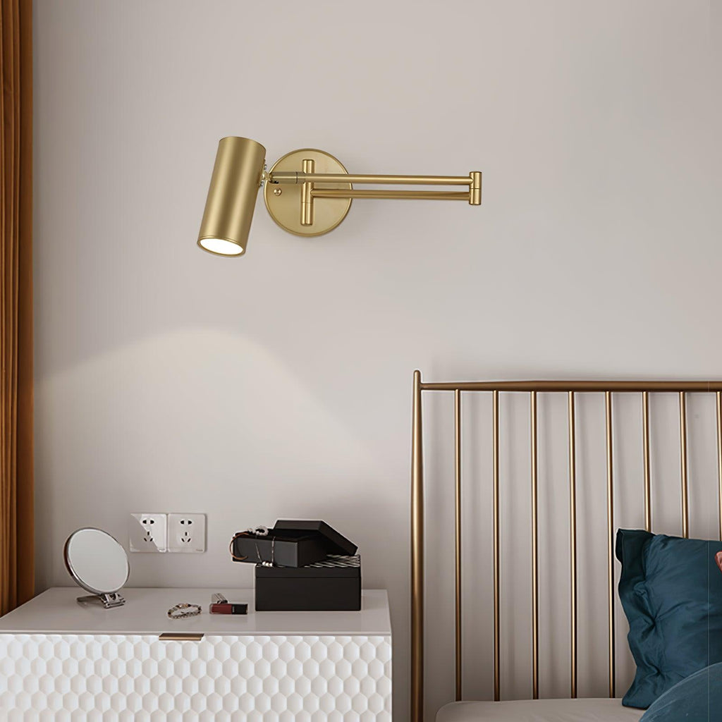 Adjustable Swing Arm LED Wall Sconce – wall sconce view 14