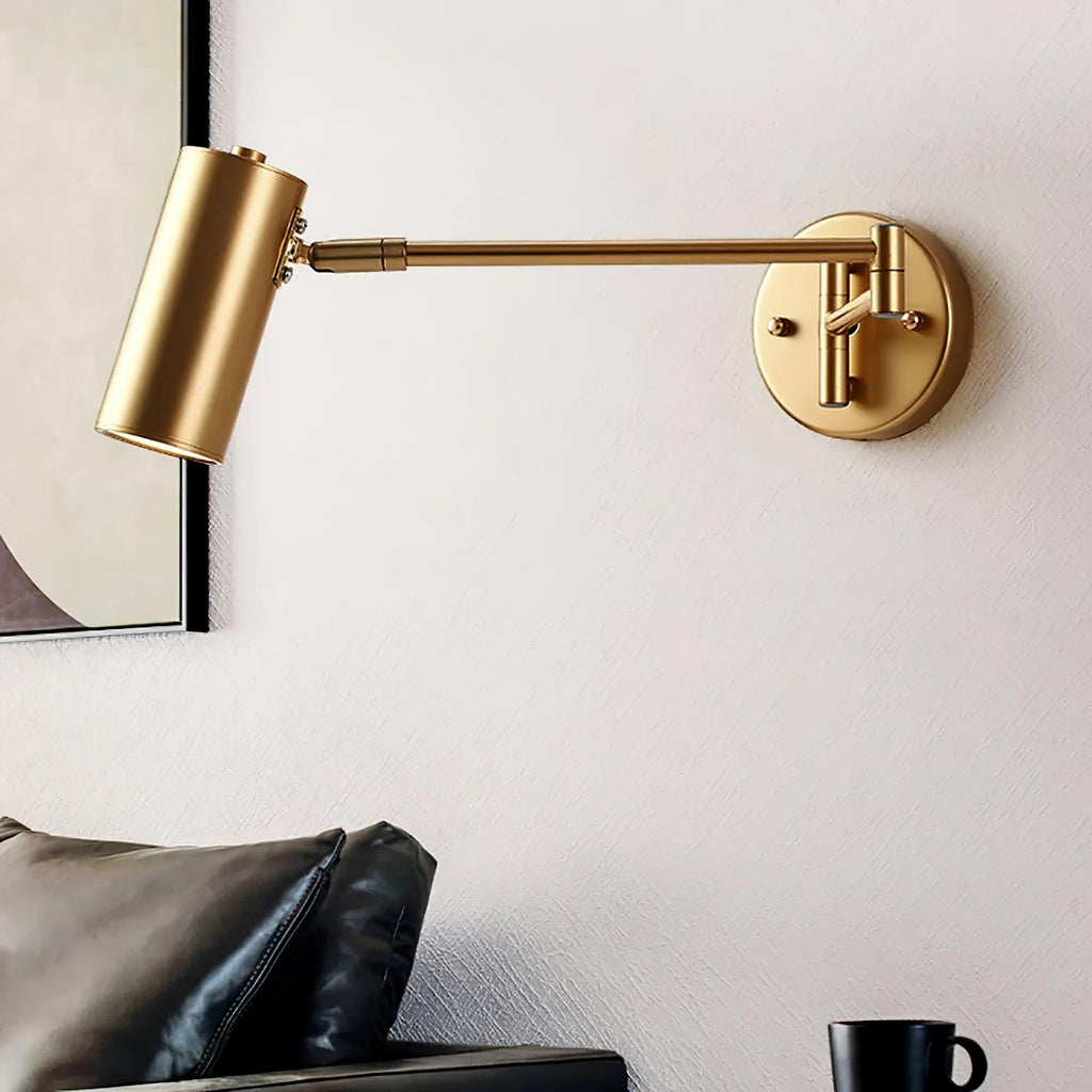 Adjustable Swing Arm LED Wall Sconce – wall sconce view 17