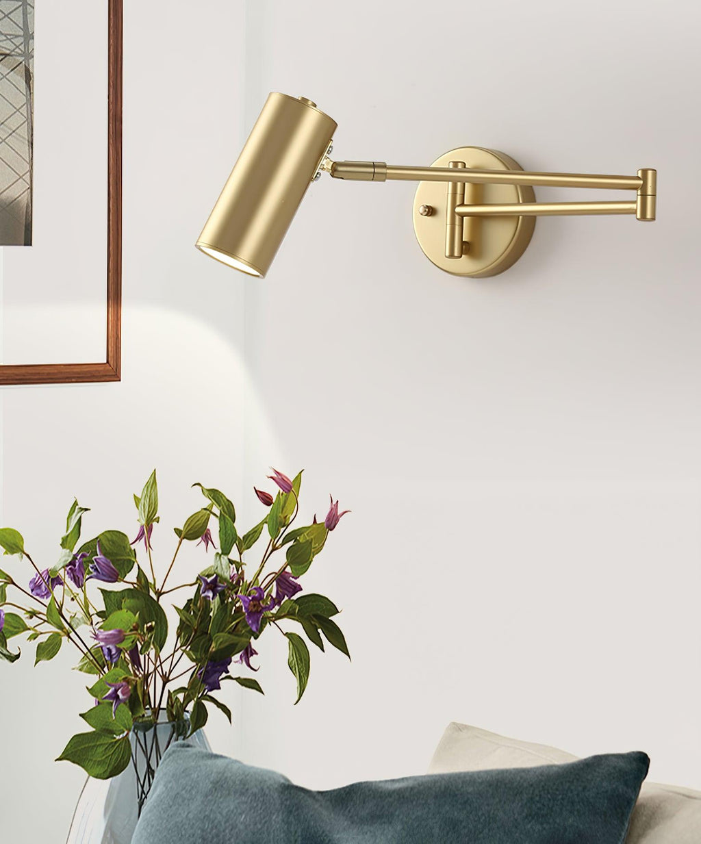 Adjustable Swing Arm LED Wall Sconce – wall sconce view 18