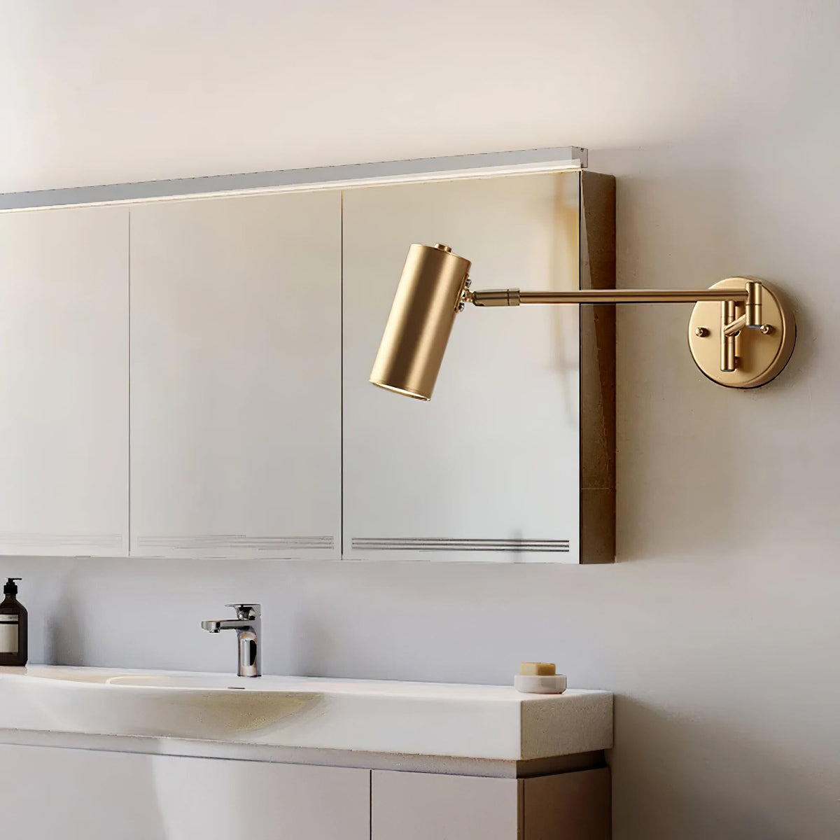 Adjustable Swing Arm LED Wall Sconce – wall sconce view 27