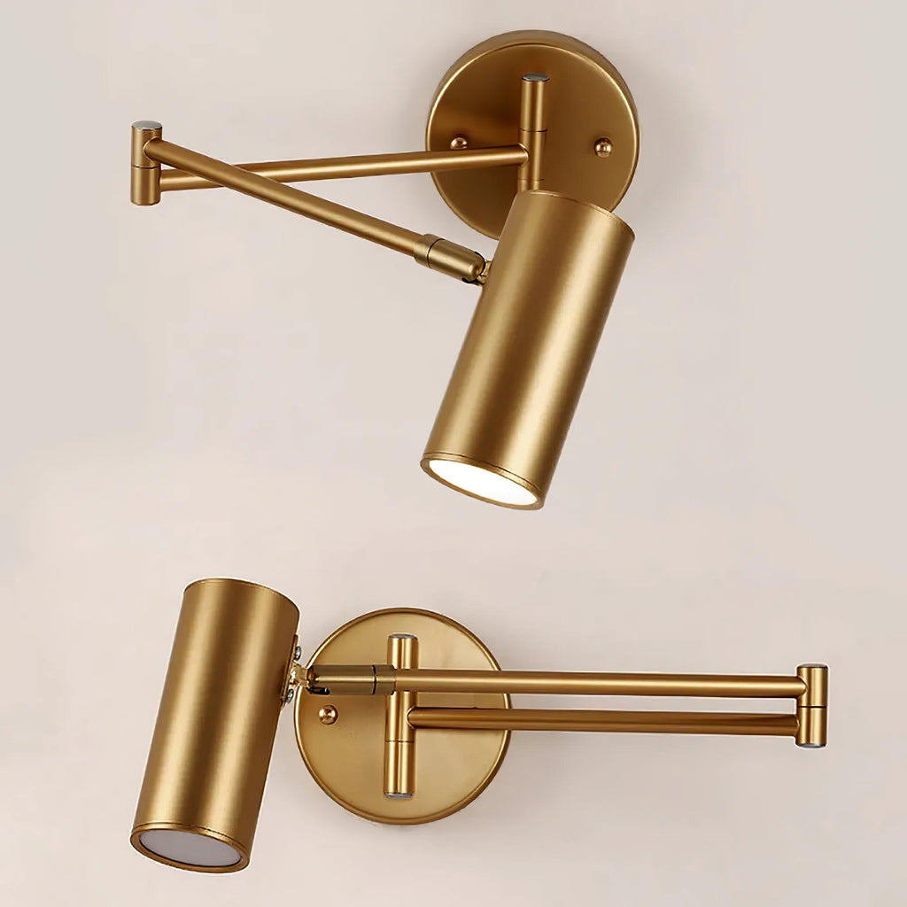 Adjustable Swing Arm LED Wall Sconce – wall sconce view 31