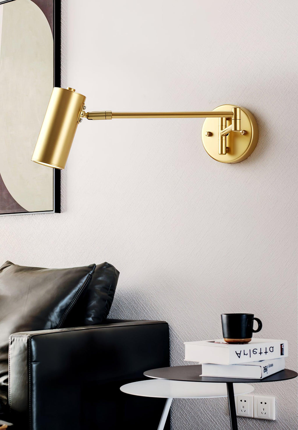 Adjustable Swing Arm LED Wall Sconce – wall sconce view 36