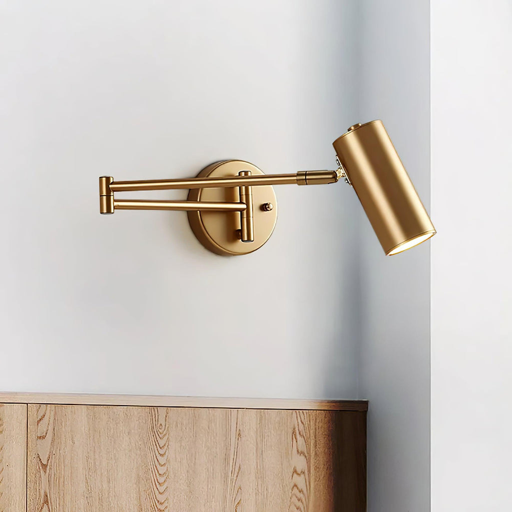 Adjustable Swing Arm LED Wall Sconce – wall sconce view 52
