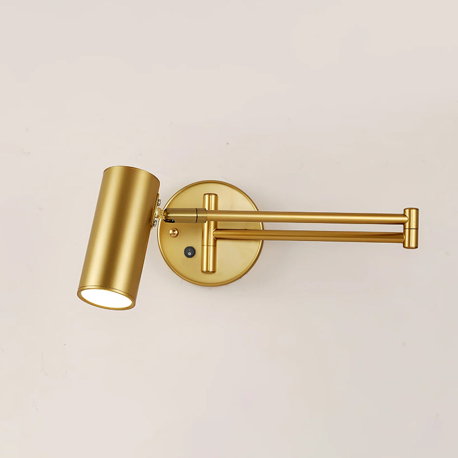 Adjustable Swing Arm LED Wall Sconce – wall sconce view 53