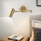 Adjustable Swing Arm LED Wall Sconce – wall sconce view 57