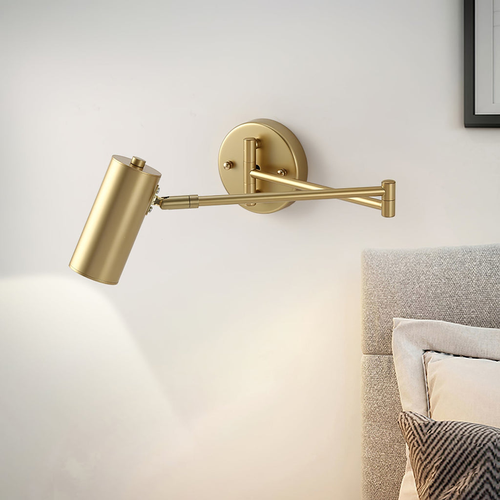 Adjustable Swing Arm LED Wall Sconce – wall sconce view 60