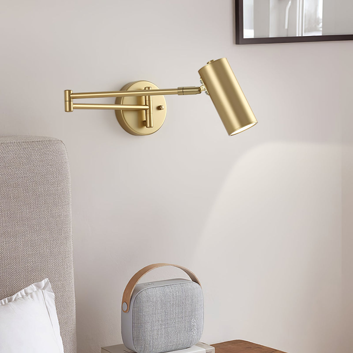 Adjustable Swing Arm LED Wall Sconce – wall sconce view 65