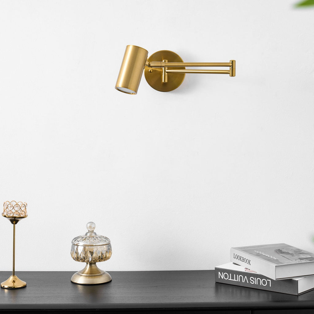 Adjustable Swing Arm LED Wall Sconce – wall sconce view 74