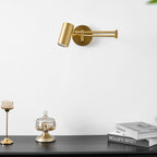 Adjustable Swing Arm LED Wall Sconce – wall sconce view 74