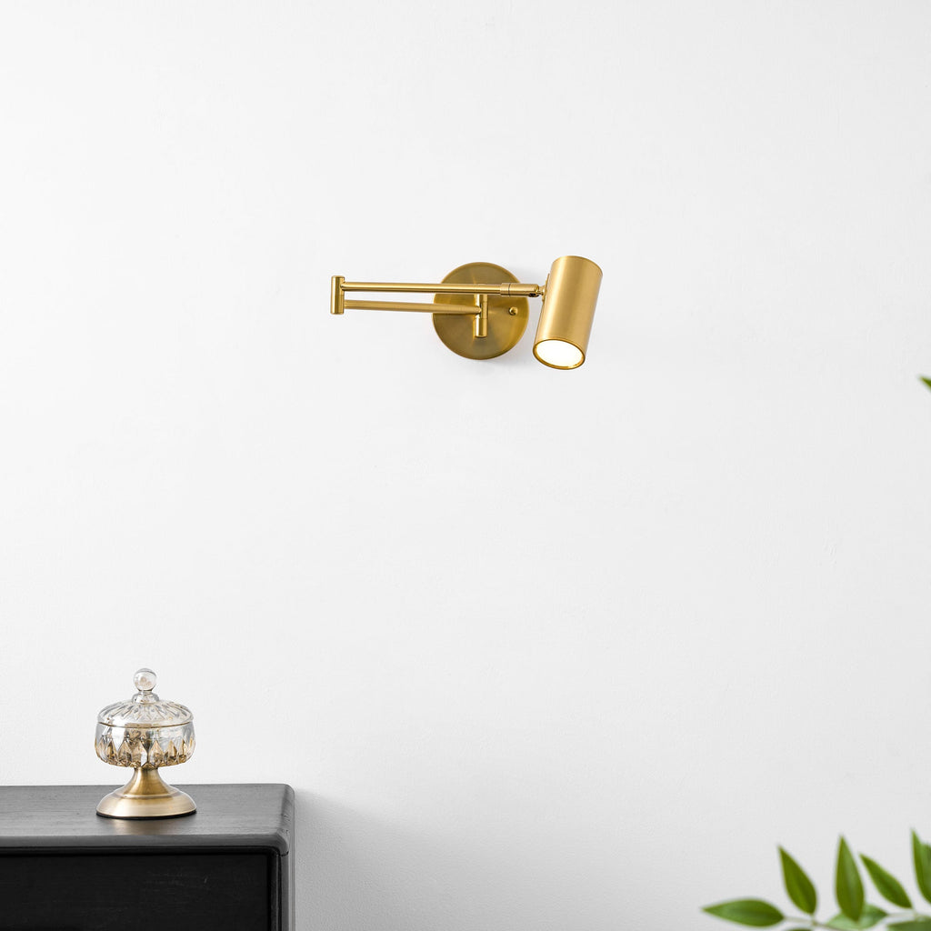 Adjustable Swing Arm LED Wall Sconce – wall sconce view 78