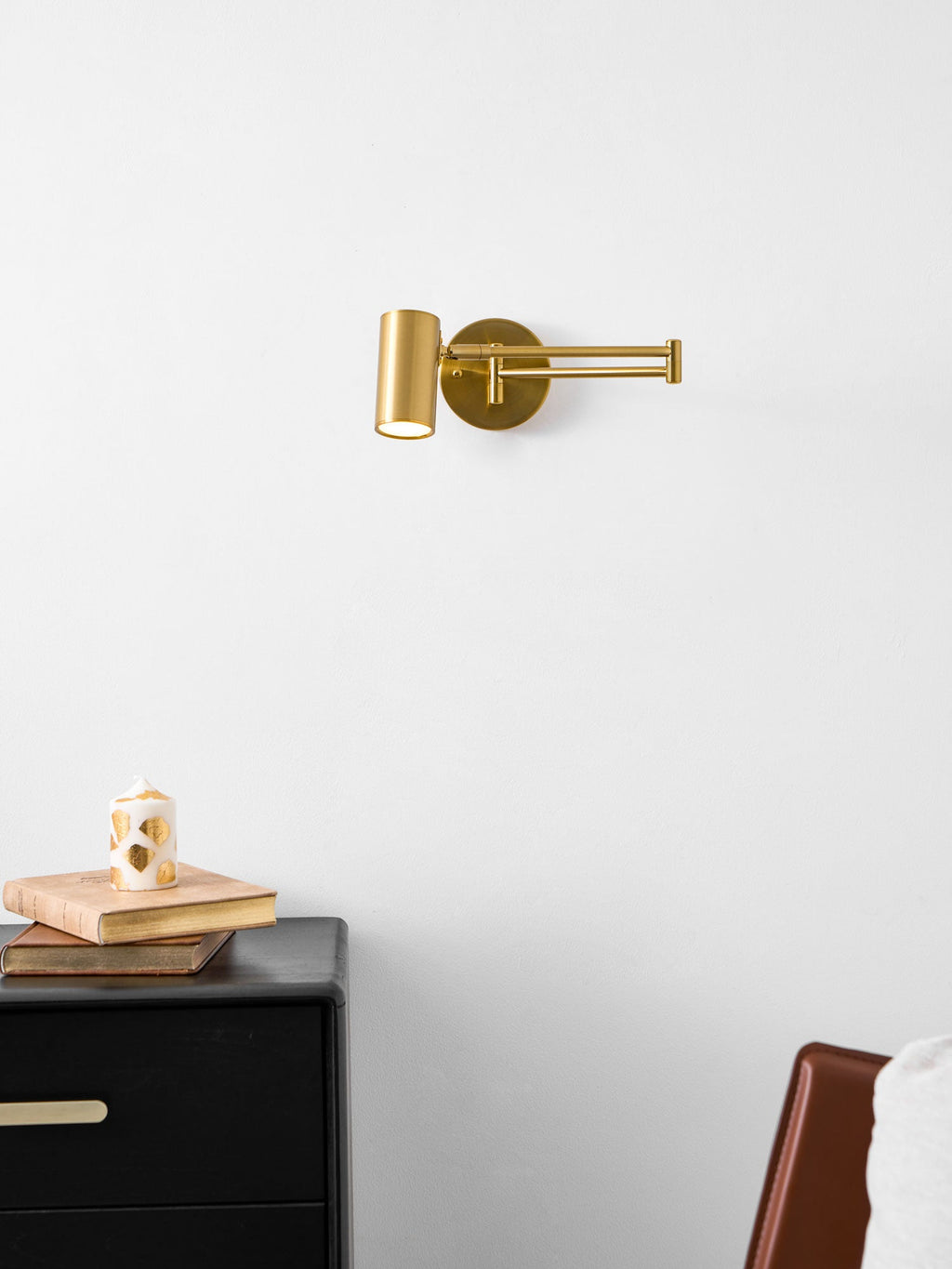 Adjustable Swing Arm LED Wall Sconce – wall sconce view 79