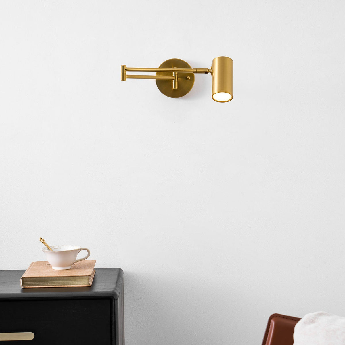 Adjustable Swing Arm LED Wall Sconce – wall sconce view 81