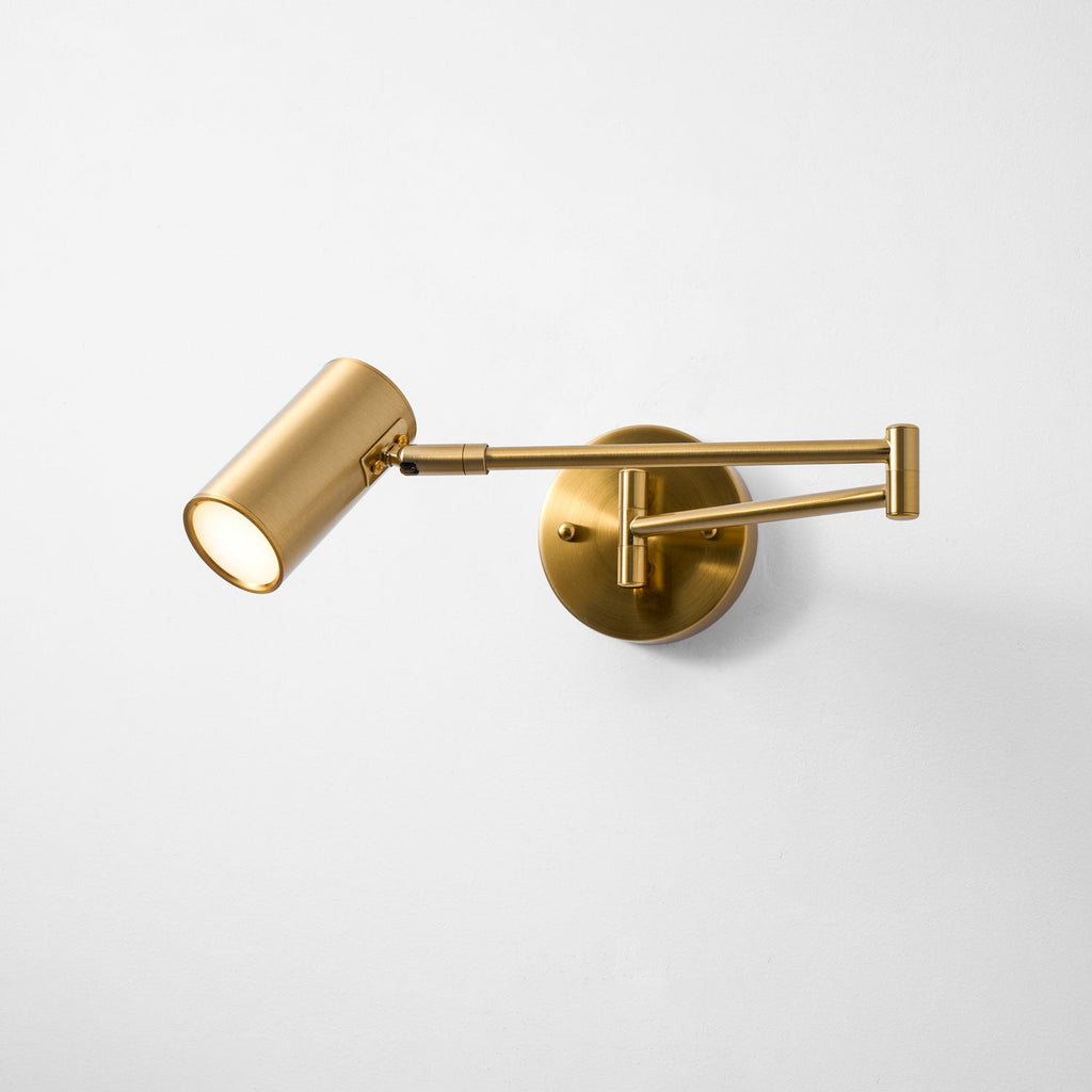 Adjustable Swing Arm LED Wall Sconce – wall sconce view 91