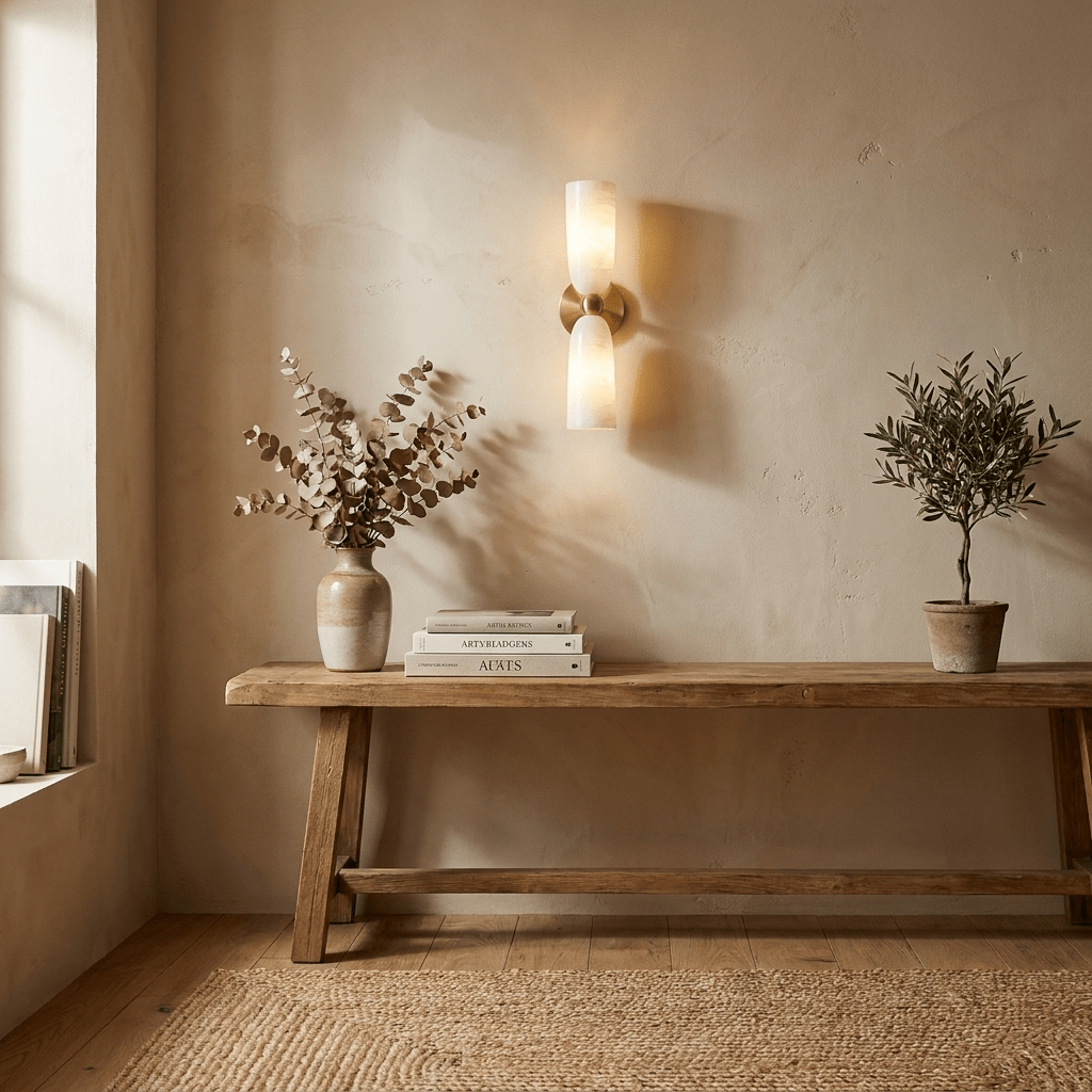 Alabaster Bell Wall Sconce – wall sconce view 8