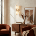 Alabaster Bell Wall Sconce – wall sconce view 9