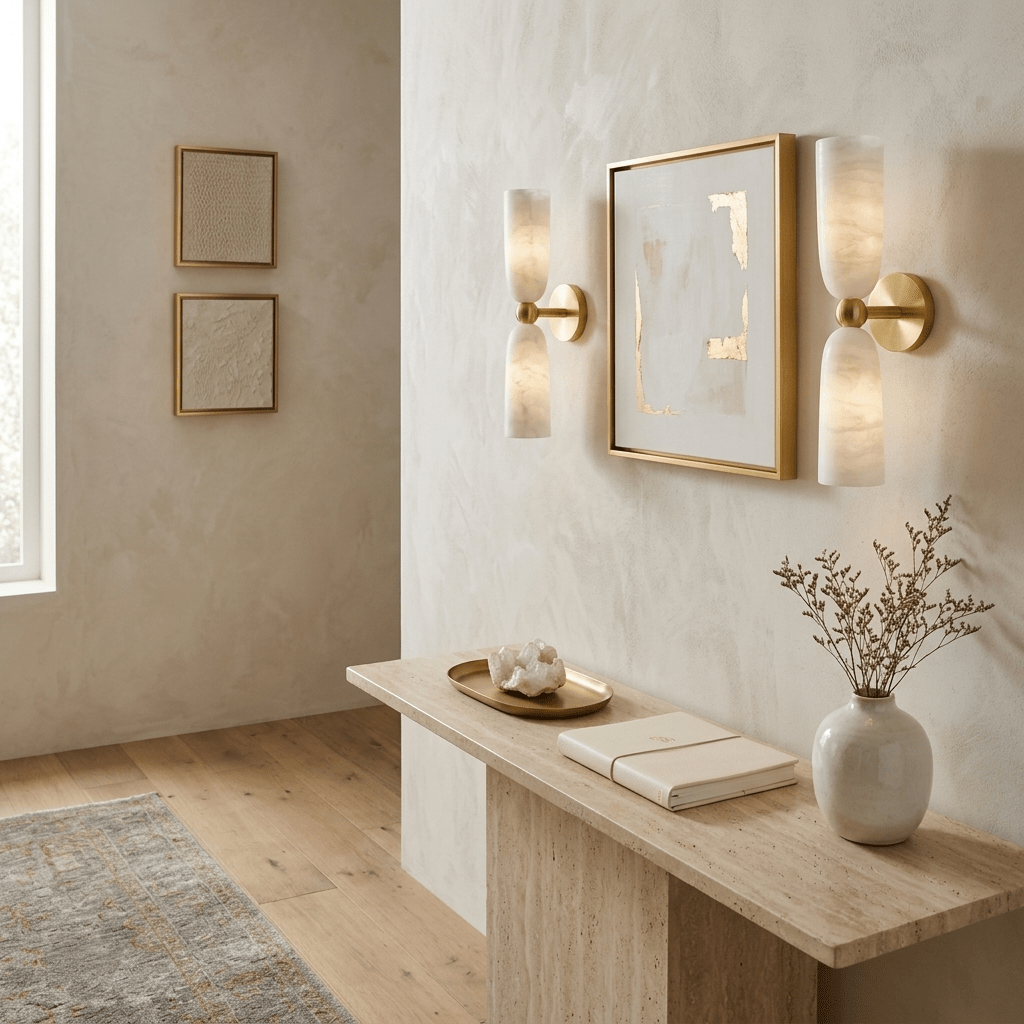 Alabaster Bell Wall Sconce – wall sconce view 10