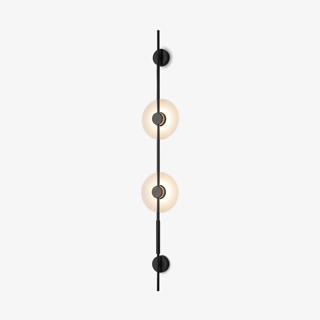 Alabaster Orb Vertical LED Wall Sconce - product view 1