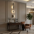 Alabaster Orb Vertical LED Wall Sconce - product view 5
