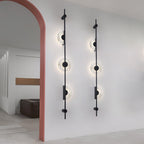 Alabaster Orb Vertical LED Wall Sconce - product view 14