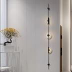 Alabaster Orb Vertical LED Wall Sconce - product view 17