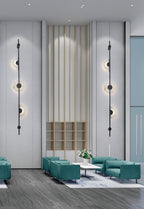 Alabaster Orb Vertical LED Wall Sconce - product view 23