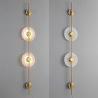 Alabaster Orb Vertical LED Wall Sconce - product view 25