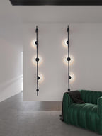 Alabaster Orb Vertical LED Wall Sconce - product view 29